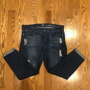 7 For All Mankind Josephina Skinny Boyfriend Jean